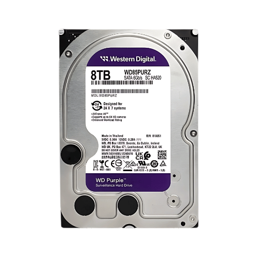 Ổ cứng chuyên camera western digital purple 8TB 1 Ổ cứng chuyên camera western digital purple 8TB