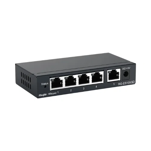 Switch 5 cổng ruijie RG-ES105GD 1 Switch 5 cổng ruijie RG-ES105GD