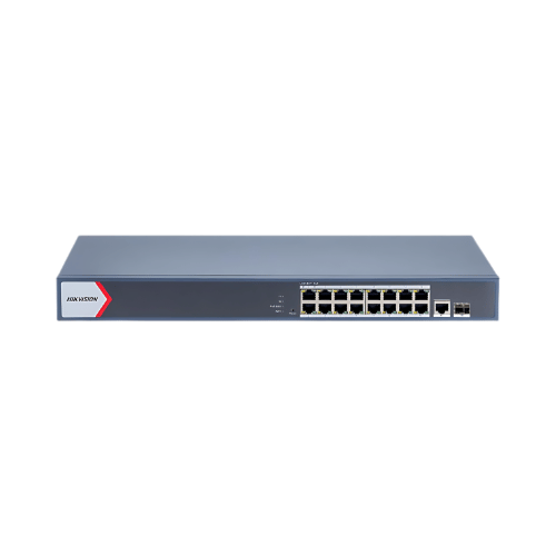 Switch poe 16 cổng hikvision DS-3E1518P-EI/M