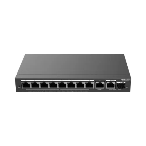 Switch poe 8 cổng ruijie RG-ES210GS-P